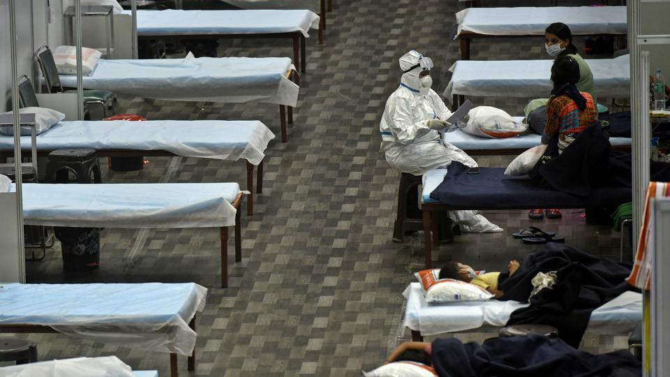 As an immediate measure, the Delhi government has planned to escalate its Covid-19 beds to least 35,500. (Biplov Bhuyan / HT Photo)