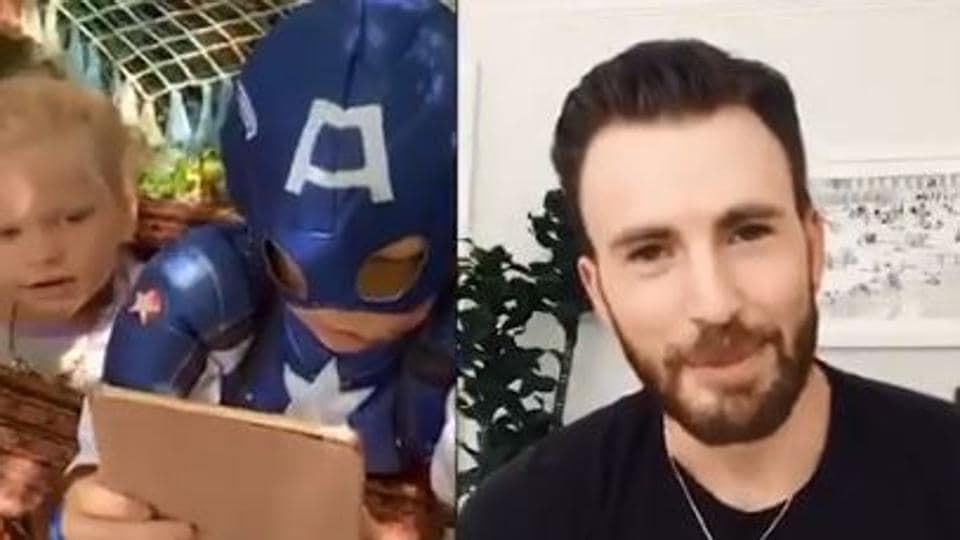 Chris Evans promises to send real Captain America shield to kid who saved  his sister from charging dog