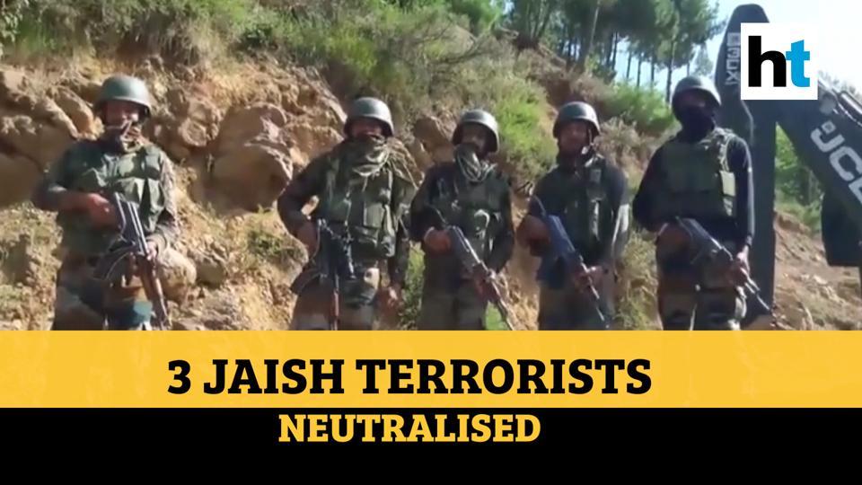 Watch: IED expert among 3 Jaish terrorists killed in Kulgam encounter ...