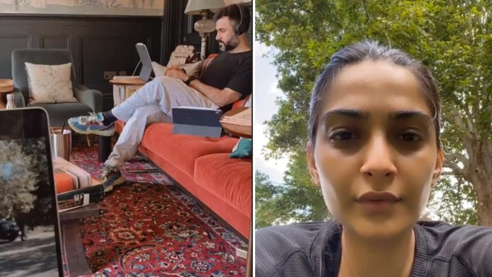 Sonam Kapoor replies to claim she is breaking 14-day quarantine, says ‘I’m in my own garden attached to my building’