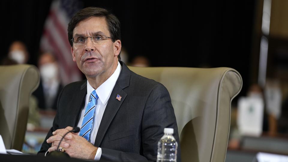 Amid tensions with China, Esper hails India-US security ties