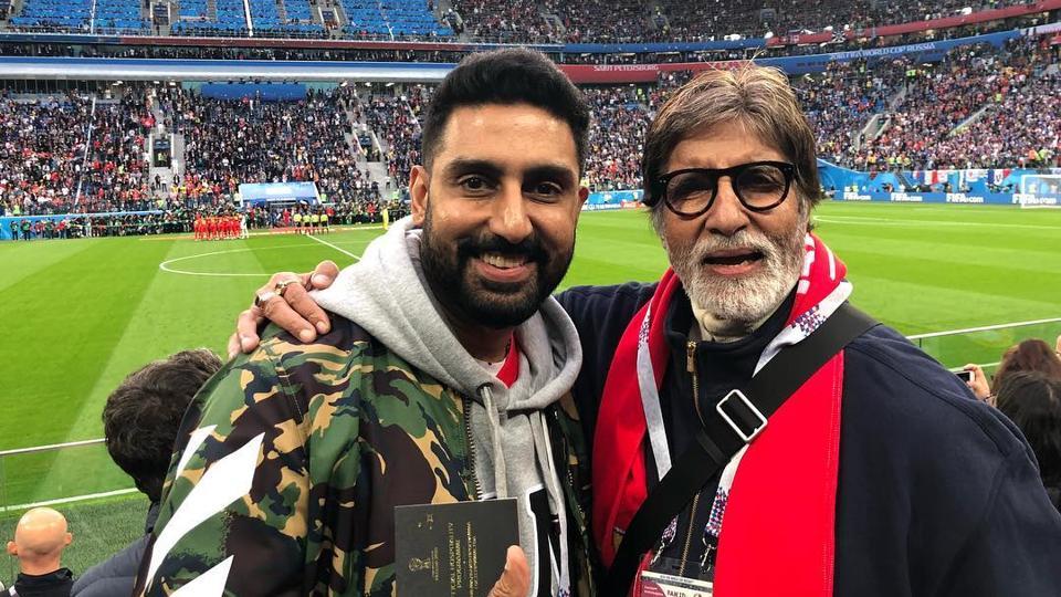 Abhishek Bachchan shares glimpse of his late night walks in hospital, Amitabh Bachchan wonders how to keep himself busy