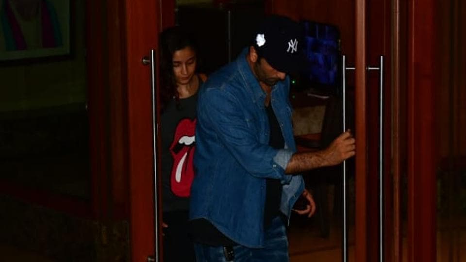 Ranbir Kapoor, Alia Bhatt visit Sanjay Dutt after his cancer diagnosis. See pictures