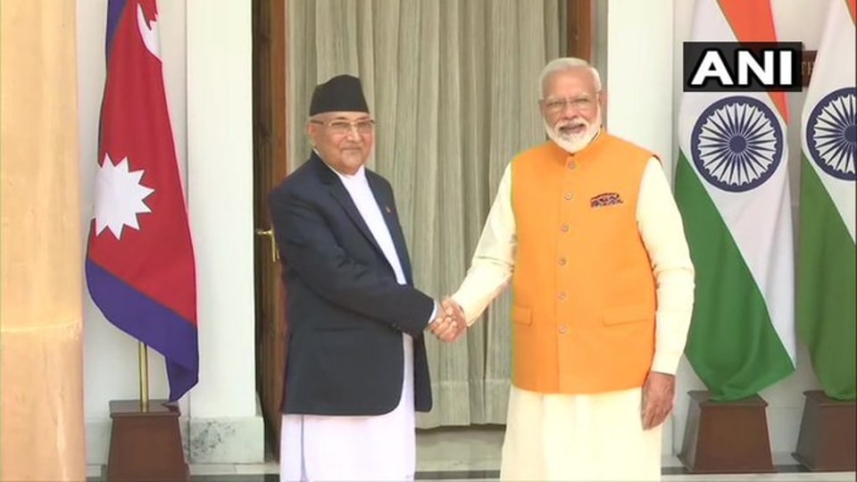 Nepalese PM KP Sharma Oli calls Narendra Modi to greet him on I-day