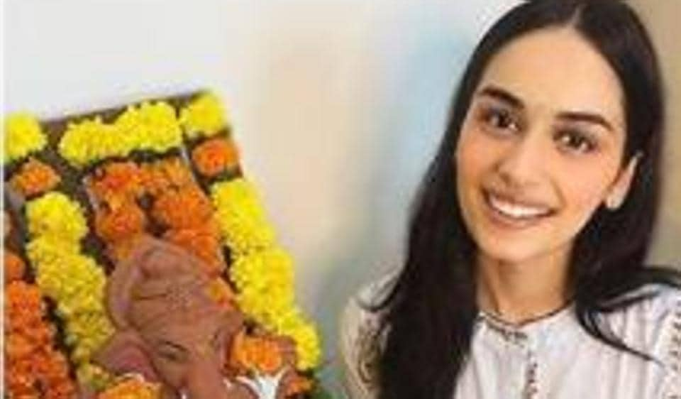 Ganesh Chaturthi 2020: Manushi Chillar brings Ganpati home, says ‘I’m from Haryana but Mumbai is my home too’