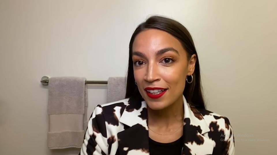 Congresswoman Alexandria Ocasio-Cortez shares guide to skincare