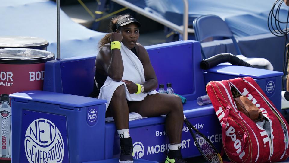 Serena Williams uses perfect tiebreaker to avoid loss in NYC - The San  Diego Union-Tribune