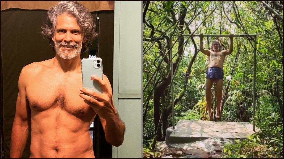 Milind Soman’s latest fitness or ‘forest bathing’ video will brush aside your mid-week blues