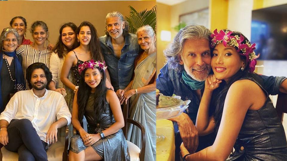 Milind Soman throws birthday party for wife Ankita Konwar: ’So proud that you ran your 29km for 29 years so comfortably’