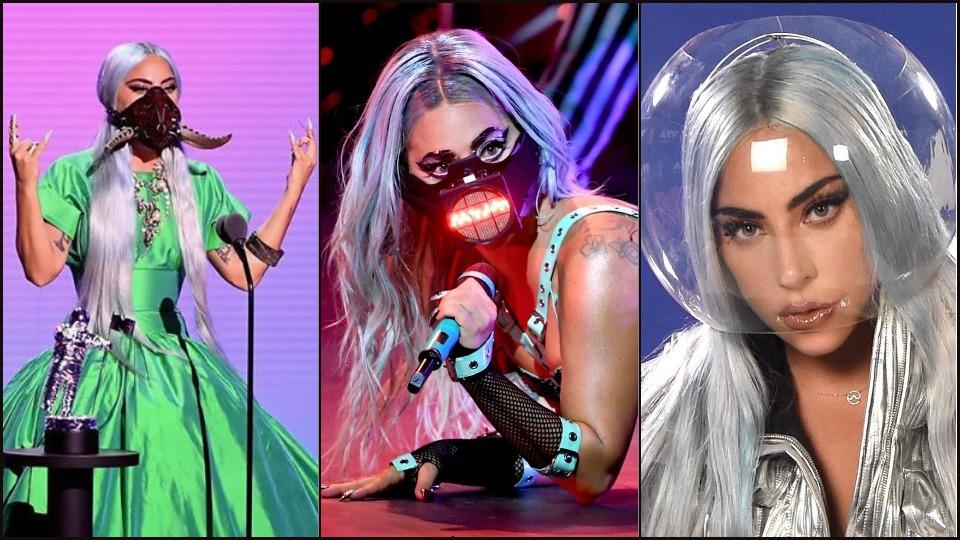 Lady Gaga’s OG face masks steal the show at Video Music Awards