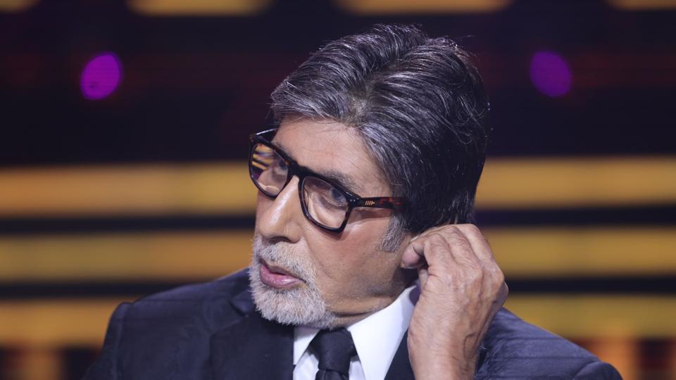 Amitabh Bachchan shares new pic from Kaun Banega Crorepati sets with a hilarious poem about a ‘kankhajura’