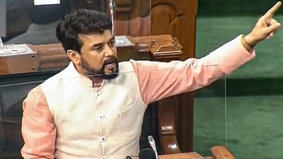 Lok Sabha Adjourned 4 Times After Row Over Anurag Thakurs Remark On Nehru Gandhis Latest News 7664