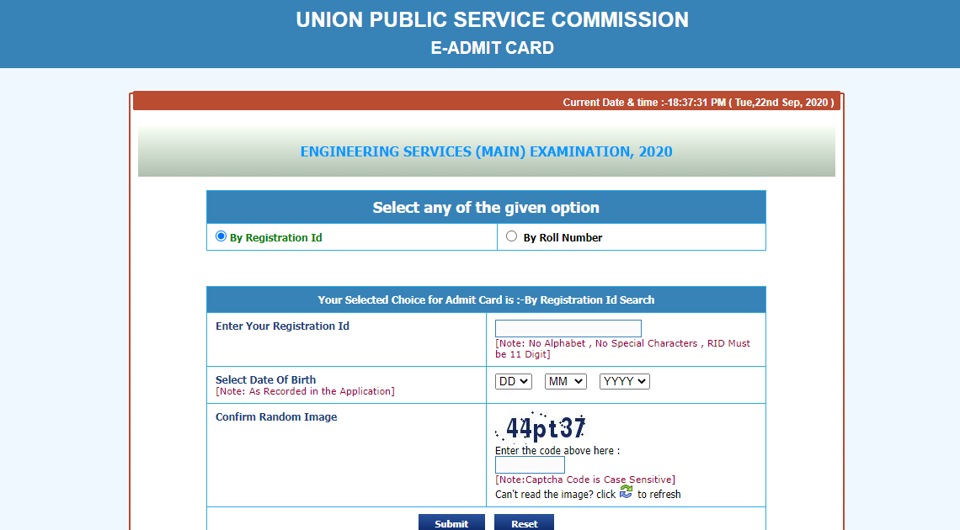 Upsc Ese Admit Card Released At Upsc Gov In Heres Direct Link To