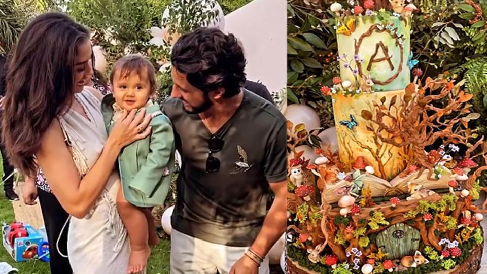 Amy Jackson throws enchanted garden party as son Andreas turns one, check out his special birthday cake