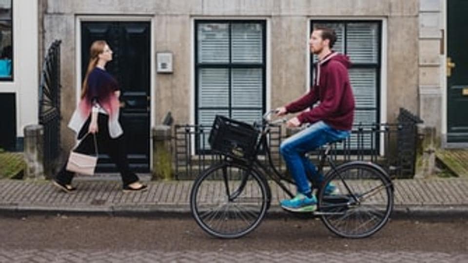 Chain reaction: Bikes and pedestrians do battle in Covid-era Paris