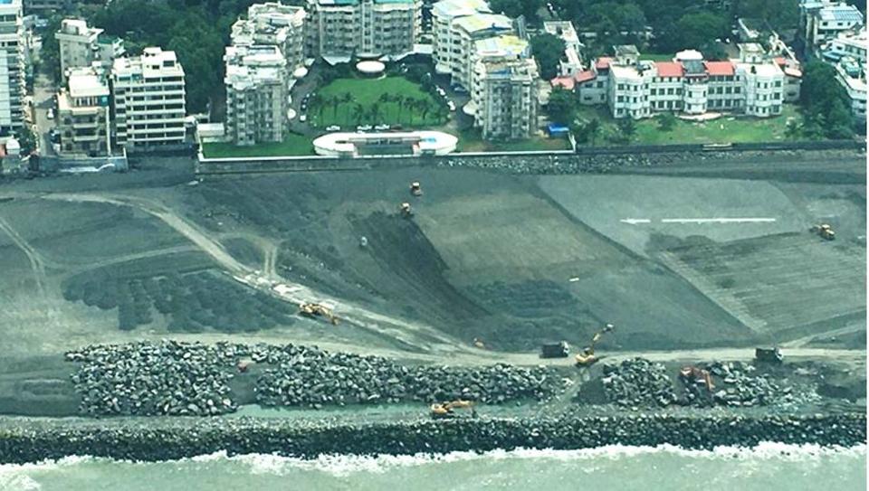 Aerial images show coastal road reclamation far beyond requirement: Environmentalist to SC