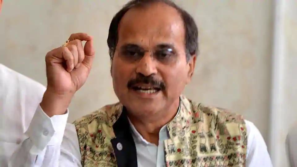 Rhea should be released without further harassment: adhir ranjan chowdhury