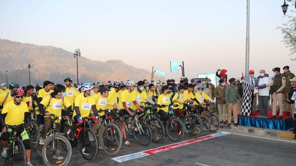 Pedal for Peace Kashmir witnesses cycle race after months of