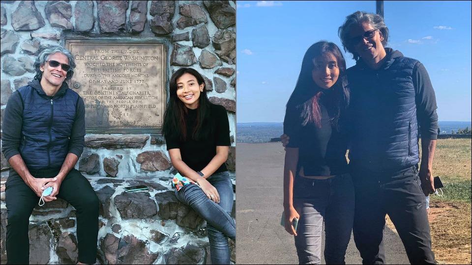 Milind Soman-Ankita Konwar give fans a sneak peek of their mask-free New Jersey trip