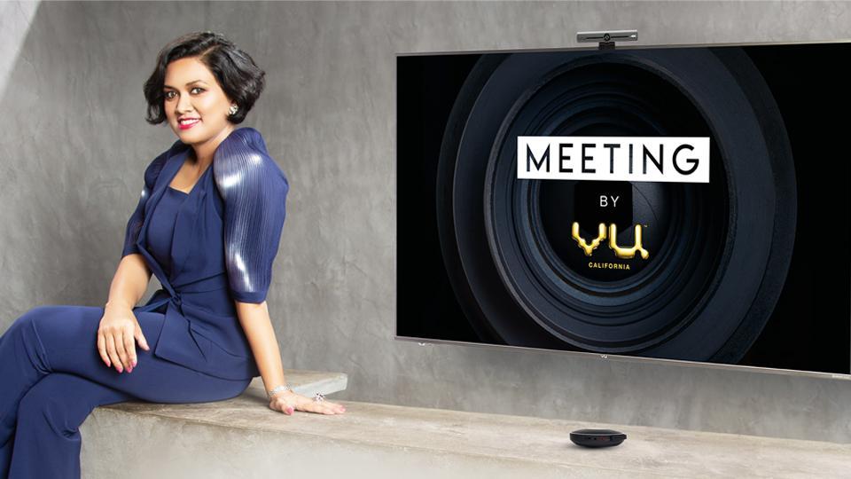 Devita Saraf’s Vu Group launches their revolutionary video conferencing system, Meeting by Vu