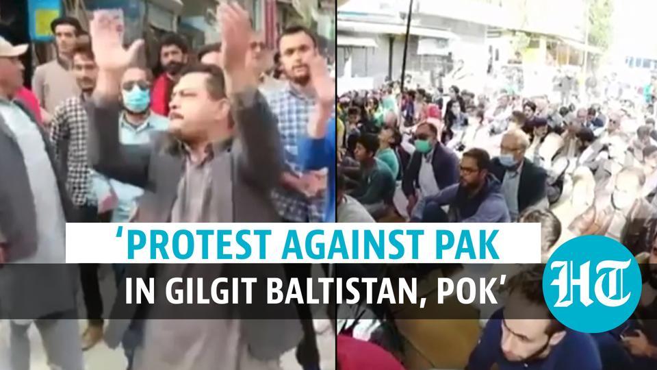 Watch: People From Gilgit Baltistan, PoK Region Protest Against ...