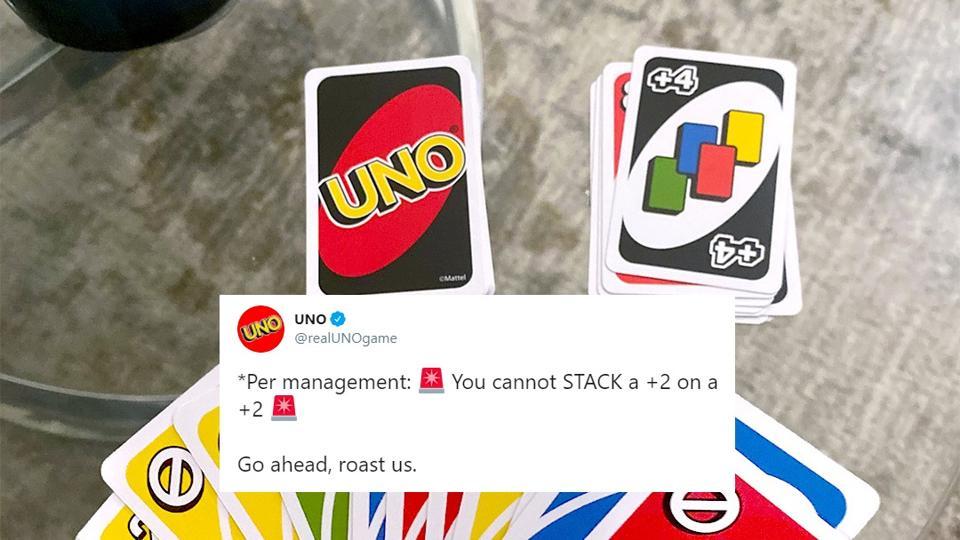 Cards Uno Hand Card Game Company Friends Playing Uno Stock Photo