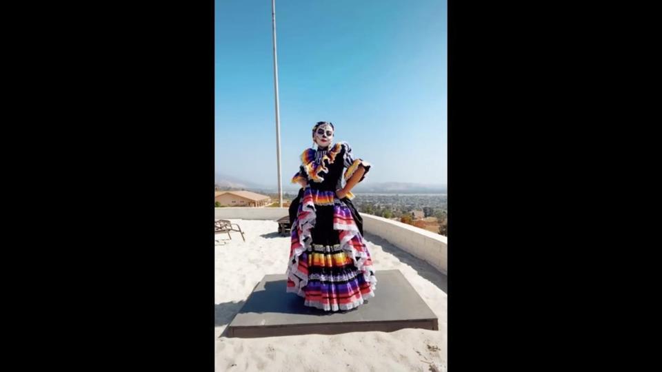Woman Dances To Un Poco Loco From Coco The Way Her Dress Flows Leaves Netizens In Awe Watch Trending Hindustan Times - un poco loco roblox id code