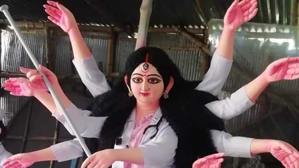 Shashi Tharoor praises ‘brilliantly appropriate’ coronavirus-themed Durga Puja