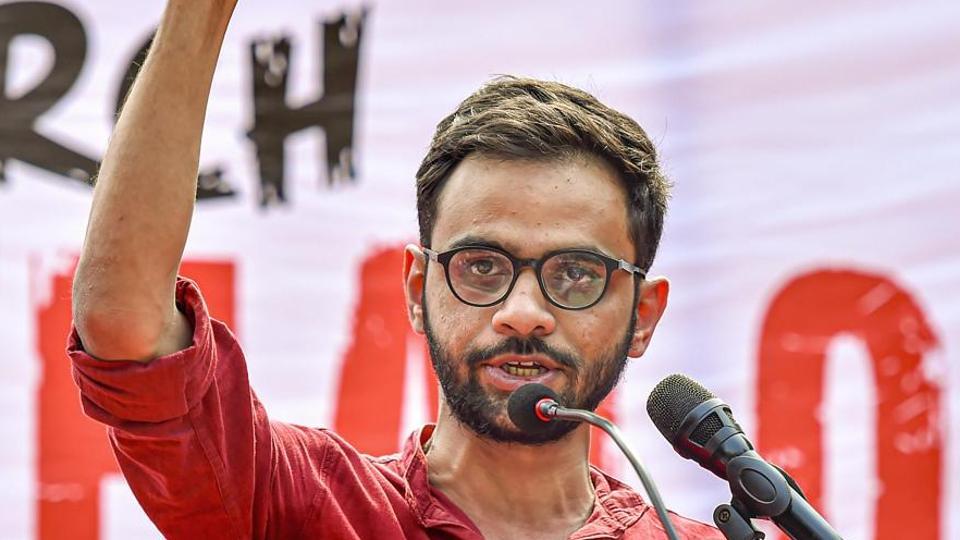 File photo of former JNU student Umar Khalid. (PTI)