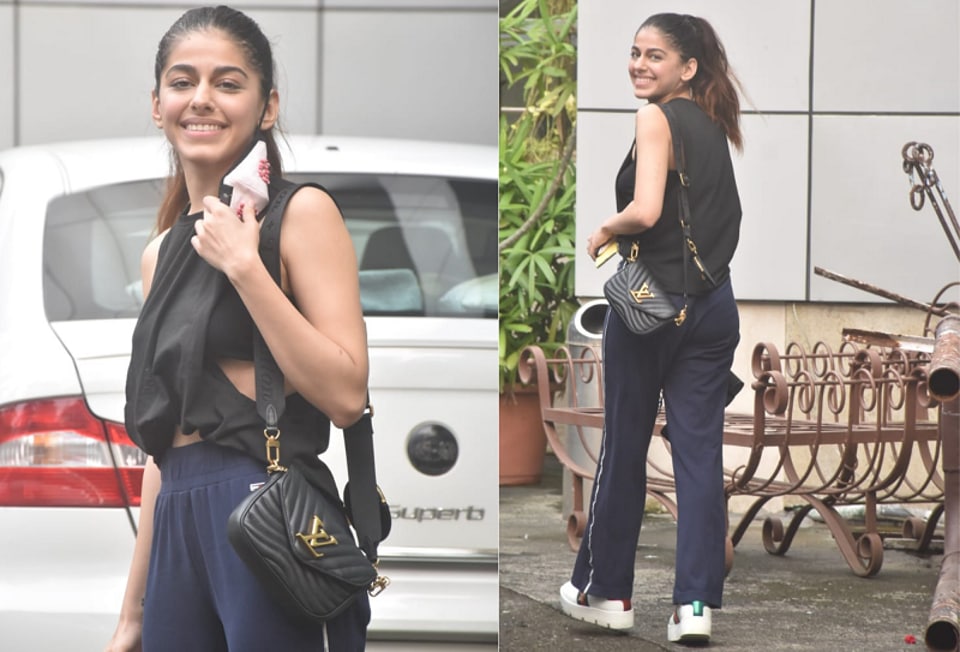 Alaya F's Rs 2.3 lakh dance class outfit includes stunning Louis Vuitton  bag, Gucci sneakers. SEE PICS