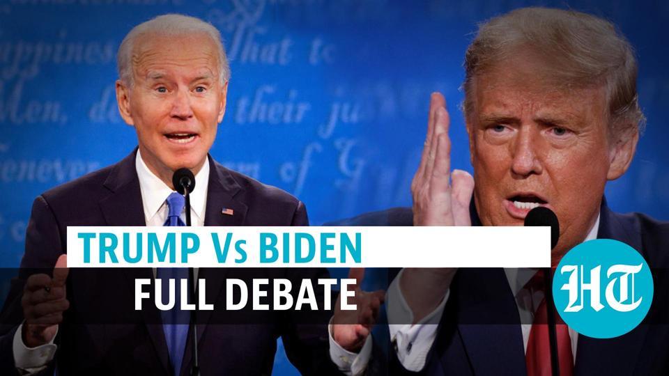 Trump Vs Biden final faceoff l Full presidential debate l US Election ...