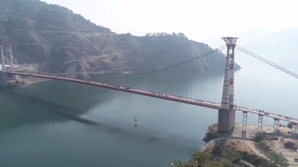 Now, Drive Over Tehri Lake On India’s Longest Motorable Suspension 