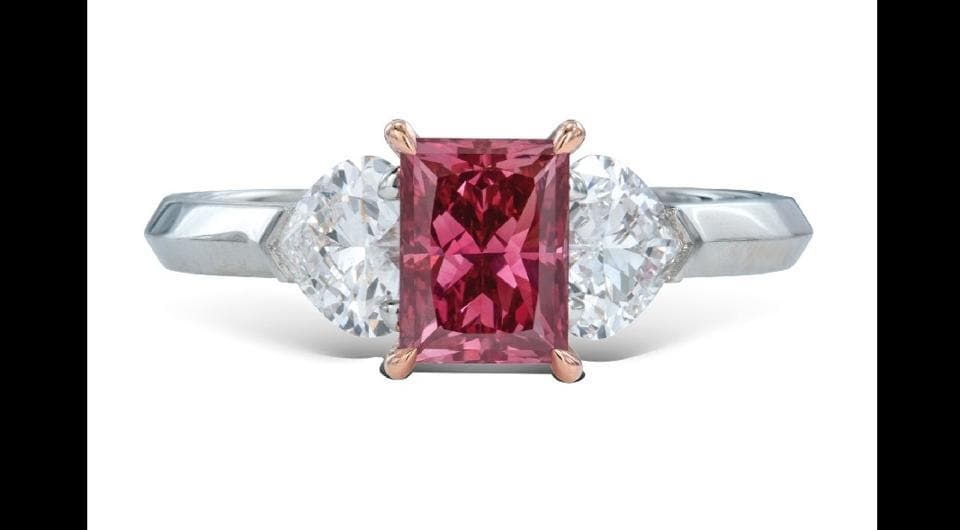 Most expensive red diamond ring clearance