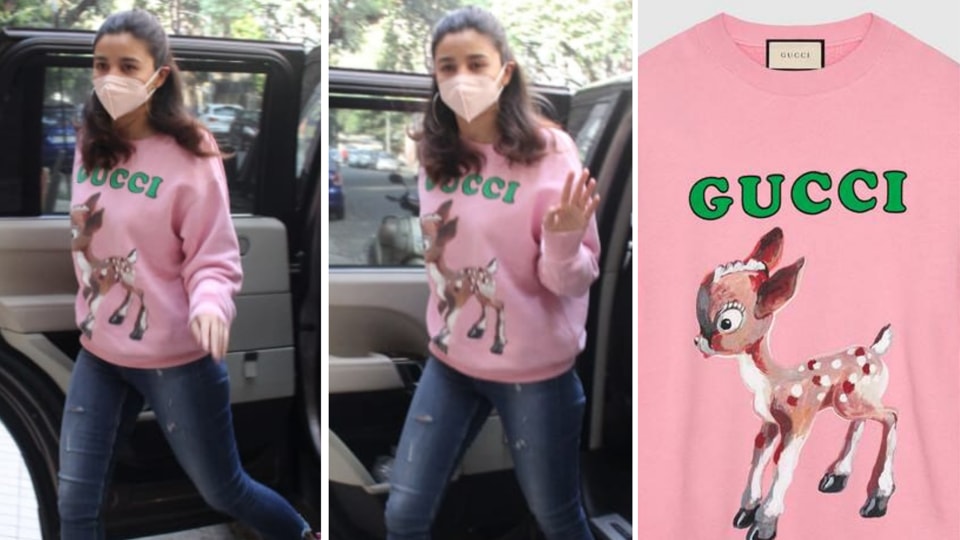 Gucci Global Brand Ambassador Alia Bhatt Pairs Exaggerated Winged