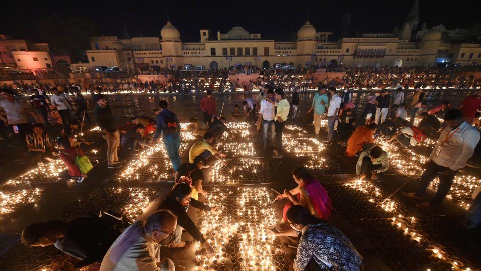 News updates from Hindustan Times: 5,84,572 diyas lit in Ayodhya, makes ...