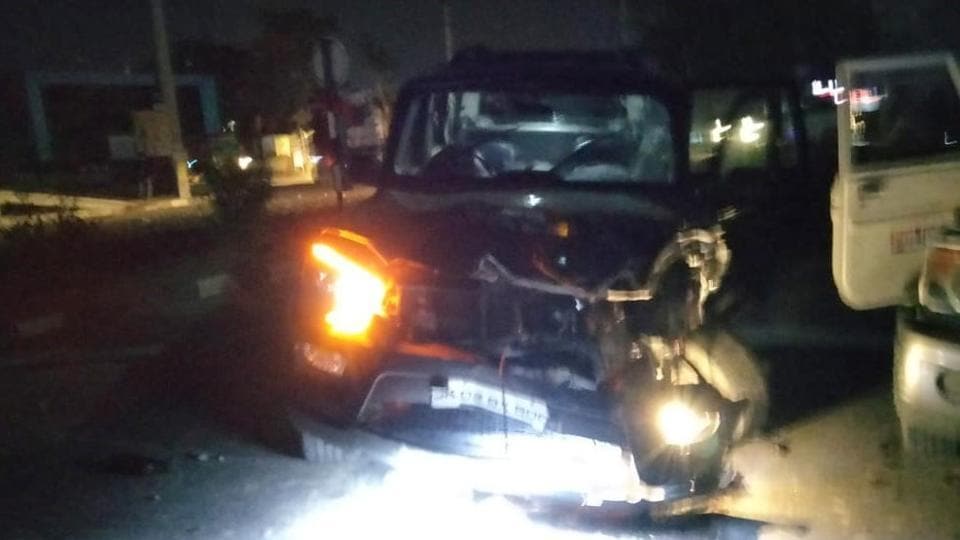 Two Punjab men killed, two injured in SUVcab crash in Zirakpur