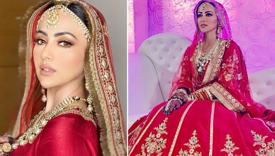 Sana Khan - Mufti Anas Sayied wedding: Sana shares unseen images of her  'Walima look' with fans. Pics and details of her outfit here | Fashion  Trends - Hindustan Times