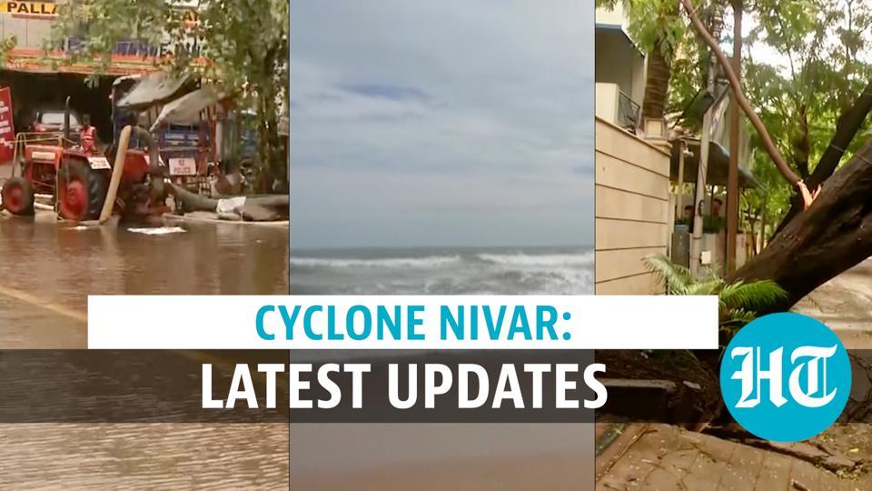 Cyclone Nivar Crosses Tamil Nadu, Puducherry; CMs Visit Affected Areas ...