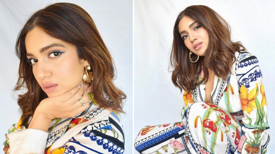 Durgamati promotions: Bhumi Pednekar’s Rs 25k tropical print pantsuit breathes fresh life into work wear