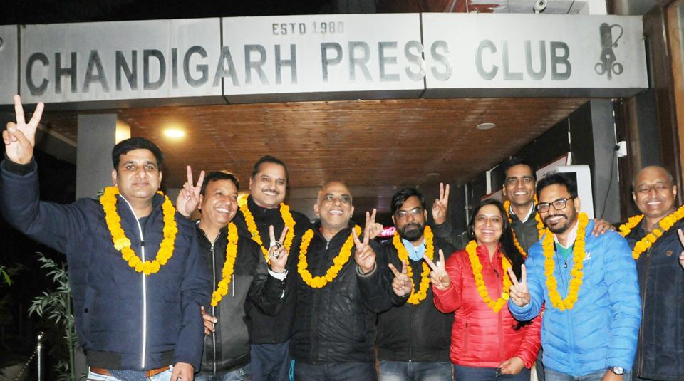 handa-duggal-nagarkoti-panel-sweeps-chandigarh-press-club-elections