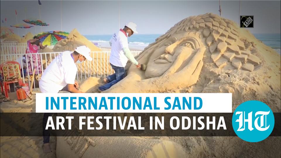 Watch 9th International Sand Art Festival begins in Odisha amid Covid
