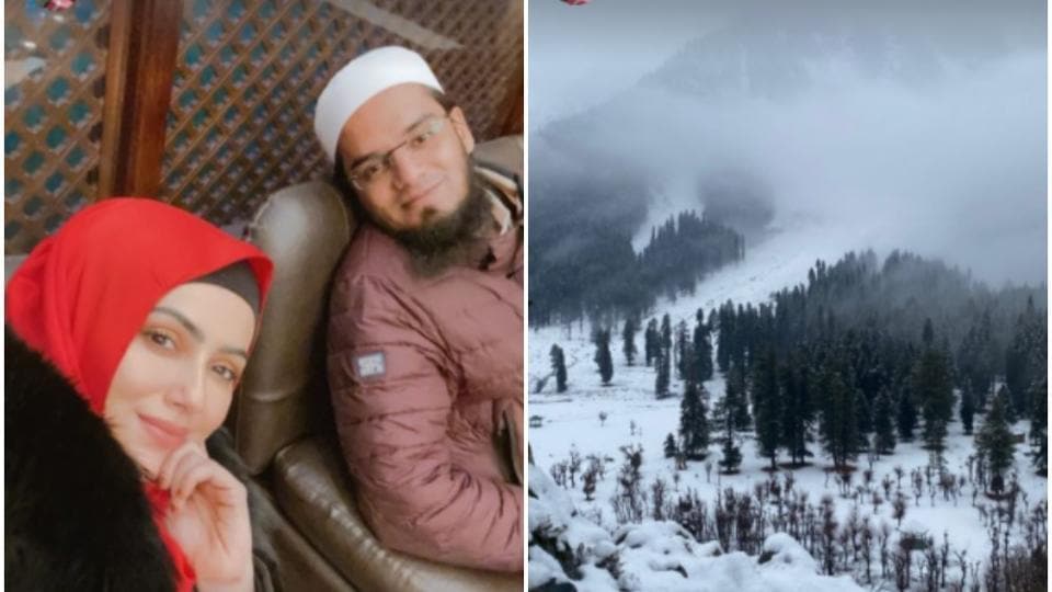 Sana Khan shares fresh pictures from her Kashmir honeymoon with husband Anas Sayied