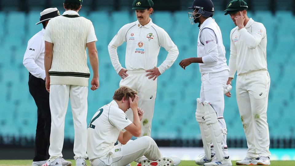 India Vs Australia Injury Woes Continue For Tim Paine Co As Green Suffers Concussion After Being Struck On Head Watch Hindustan Times