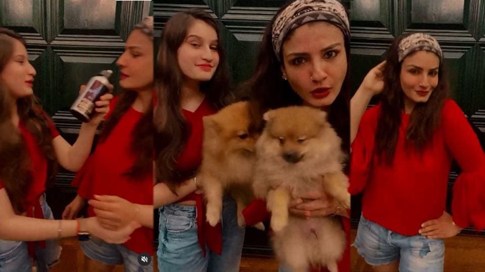 Raveena Tandon, daughter Rasha put their own spin on Shehnaaz Gill’s ‘Saada Kutta Kutta’. Watch