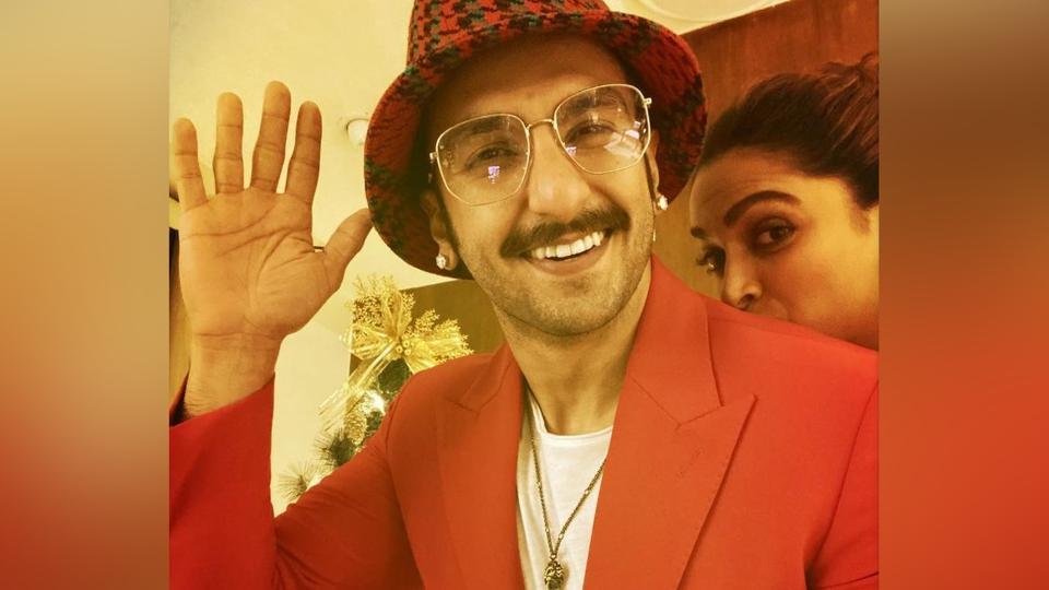 Ranveer Singh’s ‘little elf’ Deepika Padukone photobombs him in Christmas picture