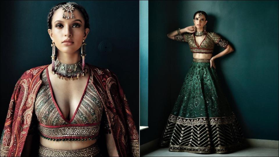 Bulbbul star Tripti Dimri’s bold look, emerald green lehenga are winter wedding inspo to steal limelight in 2021