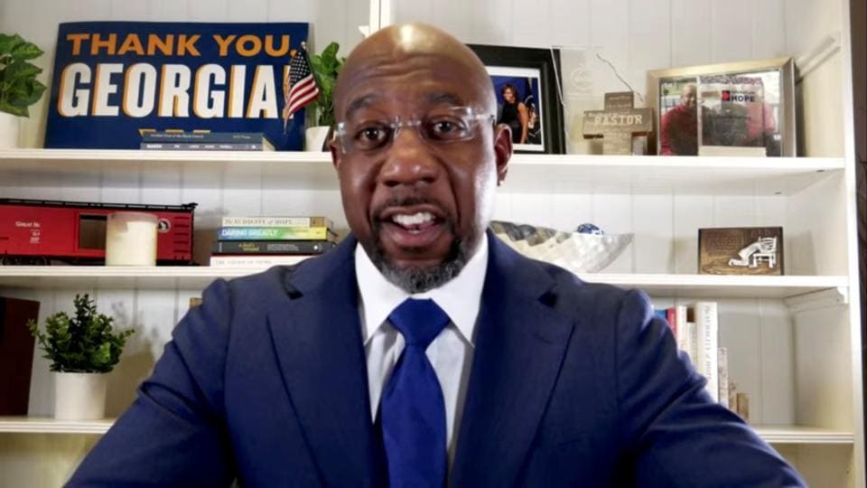 Democrat Raphael Warnock Claims Victory In One Of Two Crunch US Senate ...