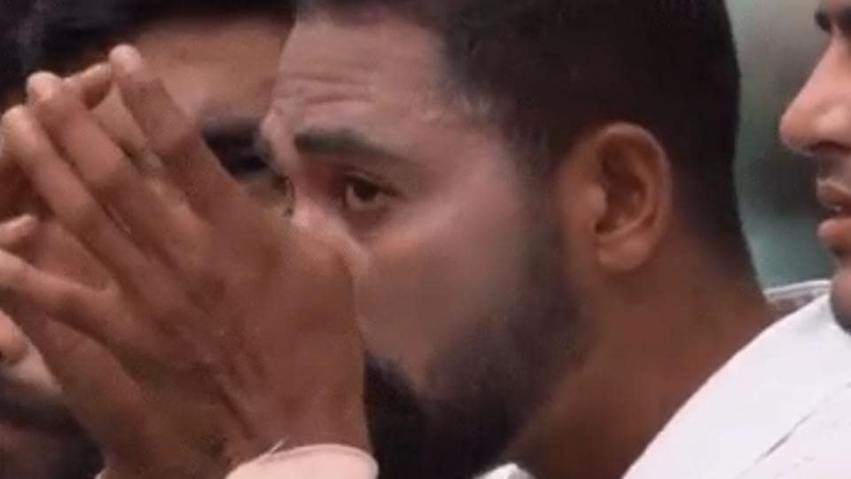 WATCH: Emotional Mohammed Siraj tears up while singing national anthem in Sydney Test