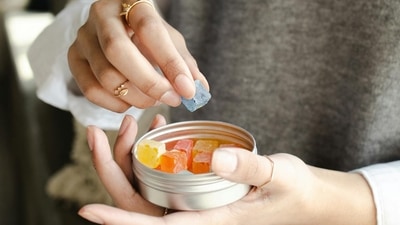 Blue Dream Live Rosin Gummies - 5mg THC 1:1 Delta-9 THC and CBD