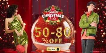 Myntra Christmas Banner